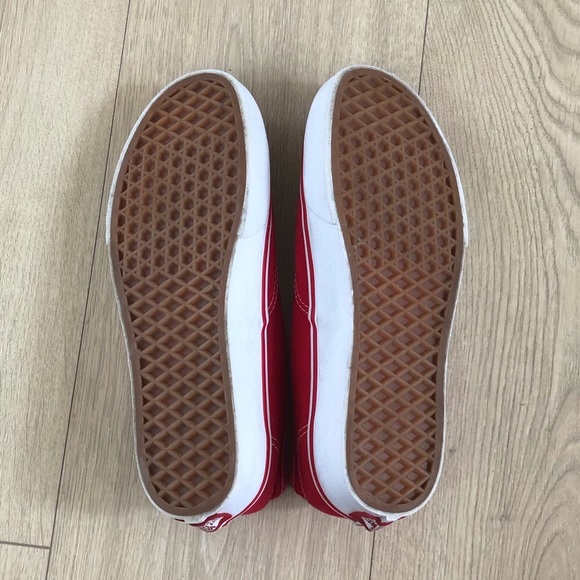 Red Authentic Vans - Picture 4 of 5